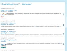 Tablet Screenshot of eksamensprojekt1semester.blogspot.com