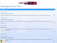 Tablet Screenshot of enfermagemnossavida.blogspot.com