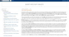 Desktop Screenshot of debtreliefgrant-tip.blogspot.com