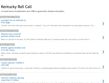 Tablet Screenshot of kentuckyrollcall.blogspot.com