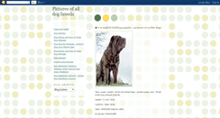 Desktop Screenshot of picture-of-all-dog-breeds.blogspot.com