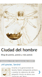 Mobile Screenshot of ciudaddelhombre.blogspot.com