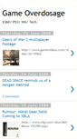 Mobile Screenshot of gameoverdosage.blogspot.com