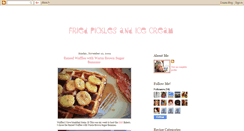 Desktop Screenshot of friedpicklesandicecream.blogspot.com