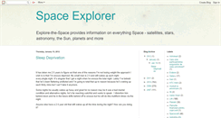 Desktop Screenshot of explore-the-space.blogspot.com