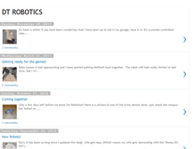 Tablet Screenshot of dtrobots.blogspot.com