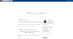 Desktop Screenshot of nepalimusicworld.blogspot.com