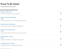 Tablet Screenshot of nepalimusicworld.blogspot.com