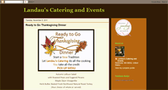 Desktop Screenshot of landauscatering.blogspot.com