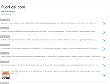 Tablet Screenshot of fuoridalcoro.blogspot.com