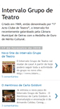 Mobile Screenshot of intervalo-teatro.blogspot.com