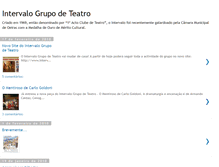 Tablet Screenshot of intervalo-teatro.blogspot.com