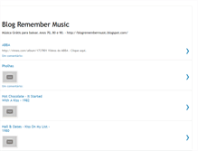 Tablet Screenshot of blogremembermusic.blogspot.com