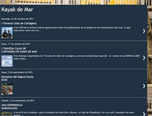 Tablet Screenshot of kayaksemananautica.blogspot.com
