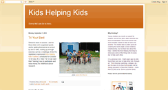 Desktop Screenshot of kids-help-kids.blogspot.com