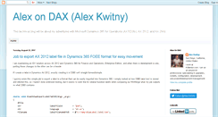 Desktop Screenshot of alexondax.blogspot.com