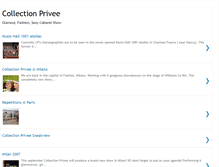 Tablet Screenshot of collectionprivee.blogspot.com