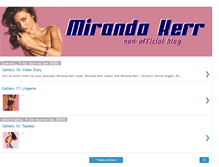 Tablet Screenshot of miranda-kerr-blog.blogspot.com