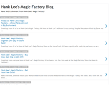 Tablet Screenshot of hankleesmagicfactory.blogspot.com