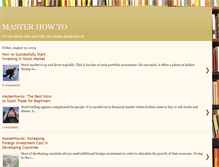 Tablet Screenshot of masterhowto.blogspot.com