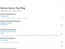 Tablet Screenshot of bunnysmunny.blogspot.com