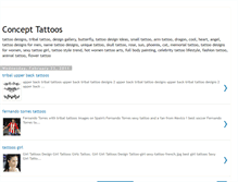 Tablet Screenshot of concept-tattoos2000.blogspot.com