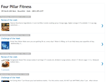 Tablet Screenshot of 4pillarfitness.blogspot.com