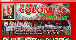 Desktop Screenshot of colonfcfemenino.blogspot.com