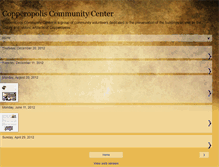 Tablet Screenshot of copperopoliscommunitycenter.blogspot.com