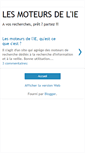 Mobile Screenshot of lesmoteursdelie.blogspot.com