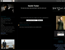 Tablet Screenshot of james-bond-skyfall-movie-trailer.blogspot.com