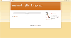 Desktop Screenshot of meandmythinkingcap.blogspot.com