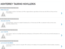 Tablet Screenshot of monterreytaurinonovilleros.blogspot.com