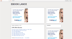Desktop Screenshot of ebooklance.blogspot.com