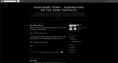 Desktop Screenshot of nightmaretown.blogspot.com