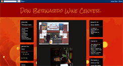 Desktop Screenshot of donbernardowinecenter.blogspot.com