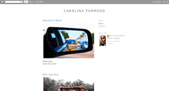 Desktop Screenshot of carolinaformoso.blogspot.com