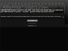 Tablet Screenshot of freeabqtickets.blogspot.com