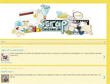 Tablet Screenshot of cantinhodescrap.blogspot.com