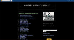 Desktop Screenshot of militaryhistorypodcast.blogspot.com