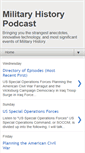 Mobile Screenshot of militaryhistorypodcast.blogspot.com