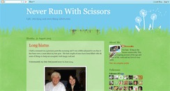 Desktop Screenshot of neverrunwithscissors.blogspot.com