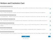 Tablet Screenshot of knitters-and-crocheters-care.blogspot.com