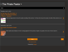 Tablet Screenshot of pirate-pastor.blogspot.com