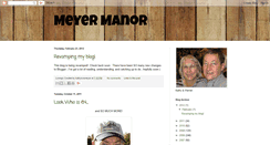 Desktop Screenshot of meyermanor.blogspot.com