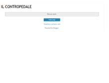 Tablet Screenshot of ilcontropedale.blogspot.com