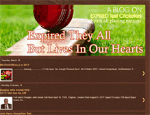 Tablet Screenshot of expiredcricketer.blogspot.com