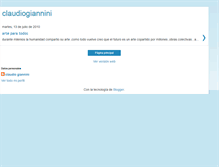 Tablet Screenshot of gianniniclaudio.blogspot.com