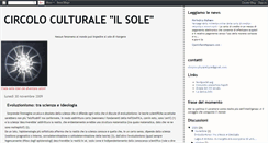 Desktop Screenshot of circoloculturaleilsole.blogspot.com