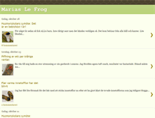 Tablet Screenshot of mariaslefrog.blogspot.com